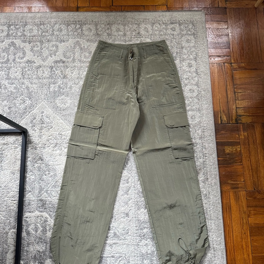 Olive Cargo Pants for Women